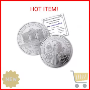 2025-1 oz Austria Silver Philharmonic Coin Brilliant Uncirculated with Certifica - Picture 1 of 2