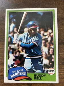 1981 Topps Buddy Bell Texas Rangers #475 - Picture 1 of 4