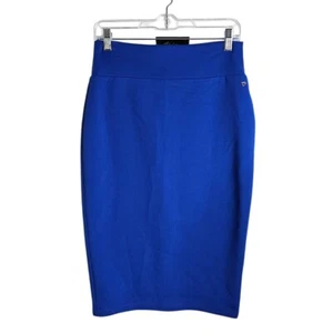 Neu mit Etikett Thalia Sodi Scuba Bleistiftrock KÖNIGSBLAU Größe S dehnbar adrett Büro schick - Bild 1 von 7