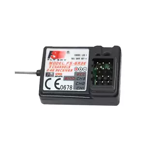 RC Flysky 2.4G 3CH FS-GR3E Receiver for FS GT3B GT2 GT3C I4 T6 Transmitter - Picture 1 of 6