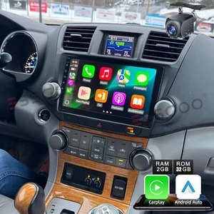 For Toyota Highlander 2014-2019 Carplay Car Stereo Radio GPS NAVI Android 14 BT - Picture 1 of 12