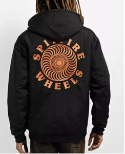 Spitfire OG Classic Black Zip Jacket Embroidered SKU: 382099 - Picture 1 of 2