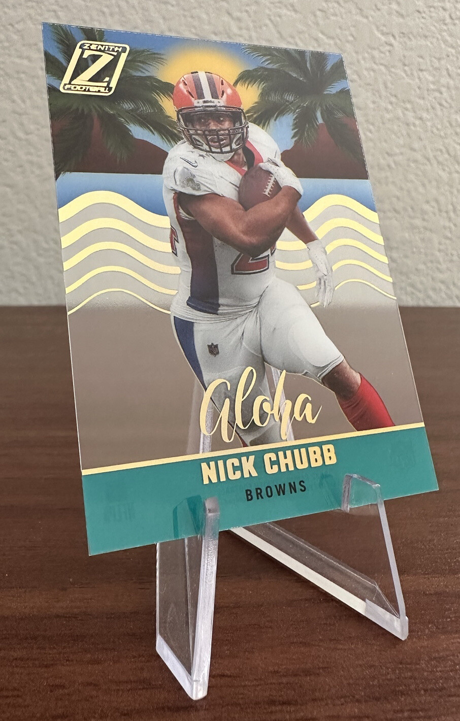2022 Panini Zenith Nick Chubb Aloha Insert #AL-19 Cleveland Browns Case Hit SSP