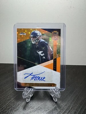 2019 Panini Donruss Elite Rookie Orange /25Travis Homer #RA-TH Auto RC - Image 1 of 2