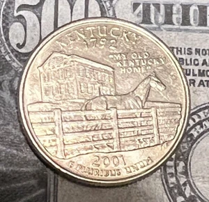 2001 P - Kentucky State Quarter - Uncirculated - Combined Shipping - Picture 1 of 2