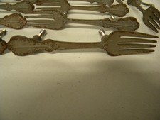 LOT OF 20 VINTAGE PRIMITIVE STYLE FORK CABINET PULLS 