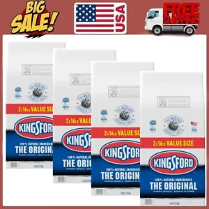 Kingsford Original Charcoal Briquettes, 16 lbs, 4 Pack - Picture 1 of 12