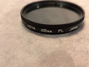 Hoya PL Polarizing Filter 49mm Linear Polarizer for Film Cameras - Picture 1 of 2