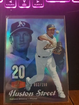 Flair Showcase Legacy Blue #129 Huston Street FB/150 2006 (Athletics) Foto 1 de 2