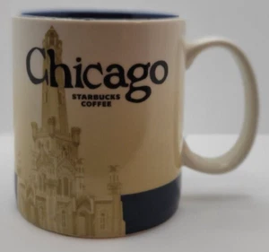 Mug Starbucks Coffee Global Icon Collector Series - Chicago U.S.A. - 16 fl Oz - Imagen 1 de 2