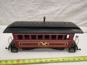 G SCALE RAILROAD TRAIN ROLLING STOCK FREIGHT MOUNTAIN CENTRAL PASSENGER CAR