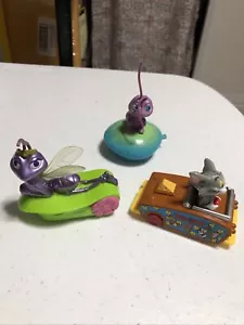 Vintage Tom And Jerry Pull Back Mousetrap Cartoon Network Car + 2-Mcdonalds cars - Picture 1 of 4