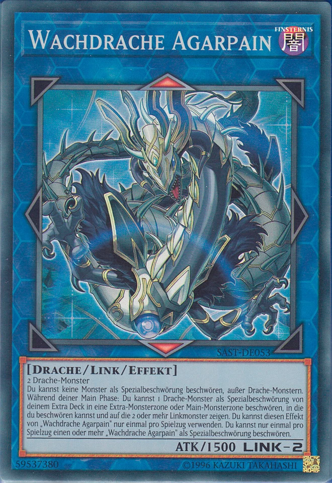 YU-GI-OH, WACHDRACHE AGARPAIN, SR, SAST-DE053, TOP - Bild 1 von 1