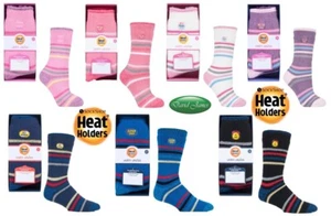 Heat Holders Thermal Winter Warm Wishes Gift Boxed Socks - 2 Sizes 7 Designs - Picture 1 of 42
