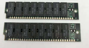 2pc Set 1MB 30-Pin 2MB 8-chip Non-Parity FPM SIMM MACINTOSH SE Plus Apple Amiga - Picture 1 of 9