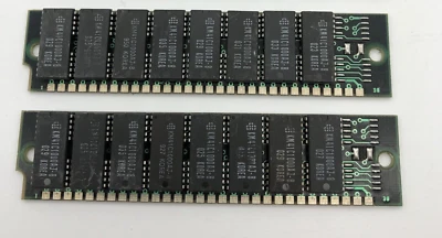 2pc Set 1MB 30-Pin 2MB 8-chip Non-Parity FPM SIMM MACINTOSH SE Plus Apple Amiga - Image 1 of 4
