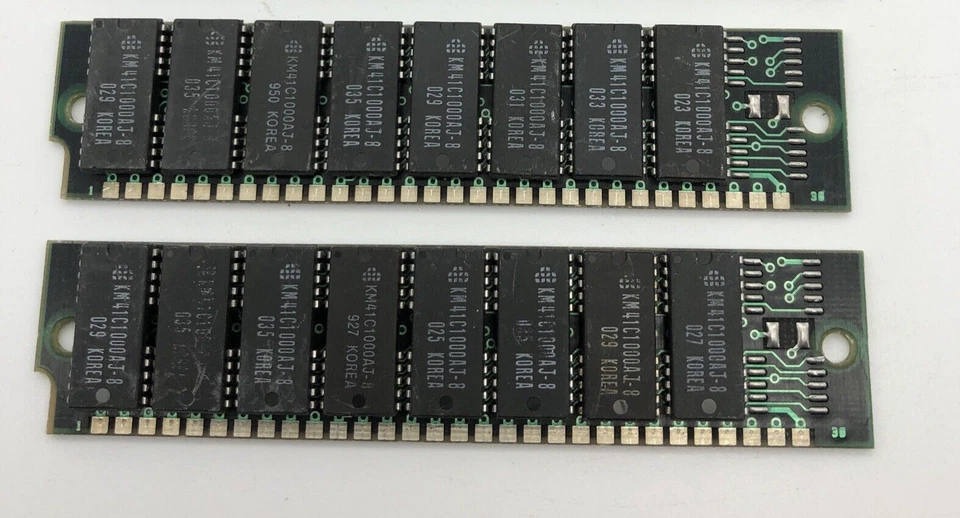 2pc Set 1MB 30-Pin 2MB 8-chip Non-Parity FPM SIMM MACINTOSH SE Plus Apple Amiga - Image 1 of 4