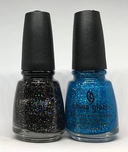 china glaze nail polish Cosmic 806 + Blue Hawaiian 810 Specialty Collection - Picture 1 of 1