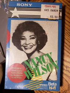 NIB NOS NANCY WILSON Sony BETA TAPE Stereo HiFi VIDEO LP Betamax Sealed New VTG - Bild 1 von 8