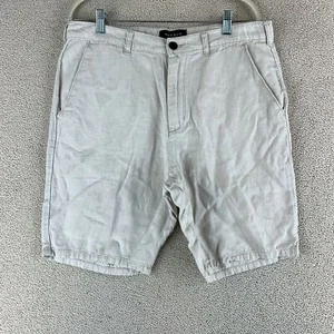 NUEVO SIN ETIQUETAS PACSUN Pantalones Cortos Chinos Para Hombre 34 Tostado Frontal Plano Bolsillo Cortado Informal - Imagen 1 de 9
