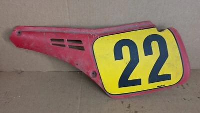 Tapa lateral izquierda sidecover revestimiento plástico tapa Maico MC GS 250 400 490 Foto 1 de 2