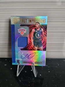 2020-21 Illusions First Impressions Immanuel Quickley Patch Auto - Picture 1 of 2