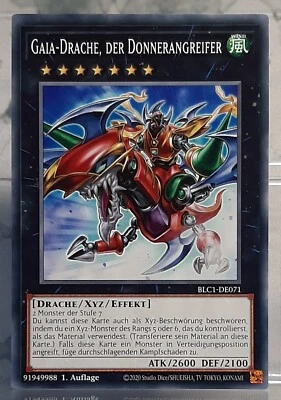 Gaia-Drache, der Donnerangreifer - BLC1-DE071 - Battles of Legend: Chapter 1 NM - Bild 1 von 2