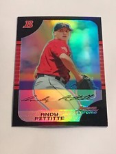 2005 Bowman Chrome Andy Pettitte Refractor Houston Astros #7