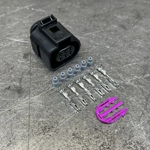 VW Mk4 6-Pin Female Throttle Position Sensor Connector Terminals Seals Jetta GTI - Picture 1 of 2
