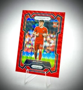Ben Doak 2023-24 Panini Prizm EPL Soccer Liverpool Red Mosiac No. 90 RC - Picture 1 of 2