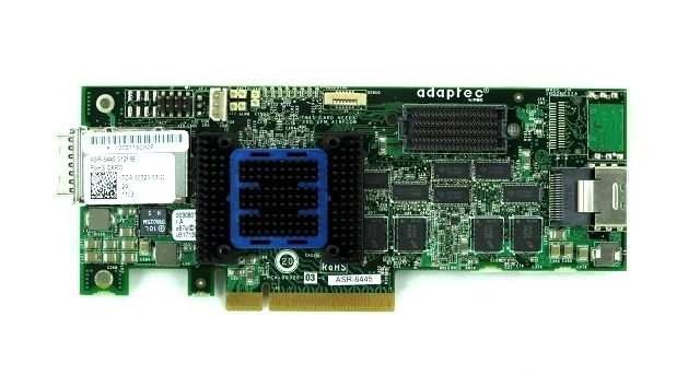 Adaptec 2270200-R 6445 Single 8-Ports PCI-E 2.0 x8 Plug-in SAS Raid Controller  - Image 1 of 1