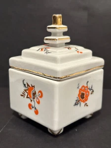 Neu Tettau Art Deco,, Pagoda-Shaped, Covered Trinket, Candy Covered Box - Picture 1 of 14