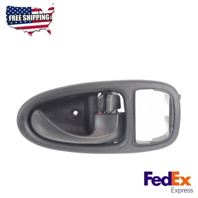 Manija de puerta interior negra lado del pasajero trasero se adapta a Saturn SL SW2 SW1 1996-2002 Foto 1 de 4