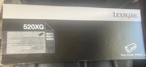 ORIGINAL LEXMARK 520XG EXTRA HOHE ERGIEBIGKEIT TONERKARTUSCHE SCHWARZ 52D0X0G / NEU! - Bild 1 von 6