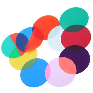  10 Stück Umgebungslicht Farbfolie Gelfilter Beleuchtung Transparent - Bild 1 von 12