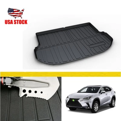 Alfombrilla de carga trasera revestimiento maletero fácil instalación para Lexus NX200t NX300 NX300 2015-2021h Foto 1 de 4