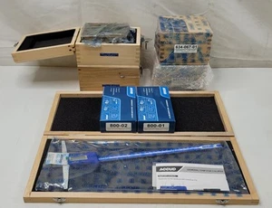 ACCUD DIGITAL DEPTH CALIPER, WIRELESS DATA TRANSFER SYSTEM, MAGNETIC V-BLOCK KIT - Picture 1 of 13