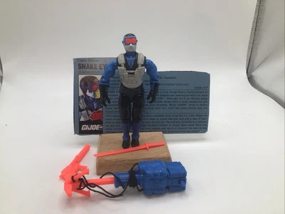 GI Joe 1991 Snake Eyes, completo con tarjeta de archivo Foto 1 de 4
