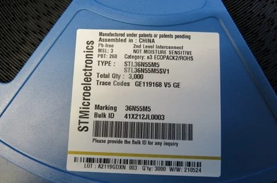 STL36N55M5 (100 PCS) - Image 1 of 2