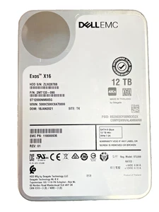 Dell 12TB SATA 3.5" LFF 6G 7.2K 512e HDD Hard Drive V308G Seagate ST12000NM005G - Afbeelding 1 van 2