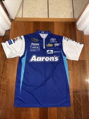 Camisa NASCAR Arons Pit Crew Hombre Talla Grande Bajo Armadura Foto 1 de 4