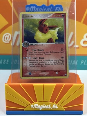 Flareon #5 Reverse Holo Rare Stamped ex Unseen Forces Pokemon TCG 2005 DMG - Image 1 of 4