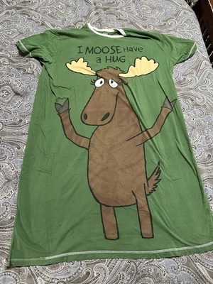 Lazy One nightshirt I Moose Have A Hug One size - Image 1 of 4