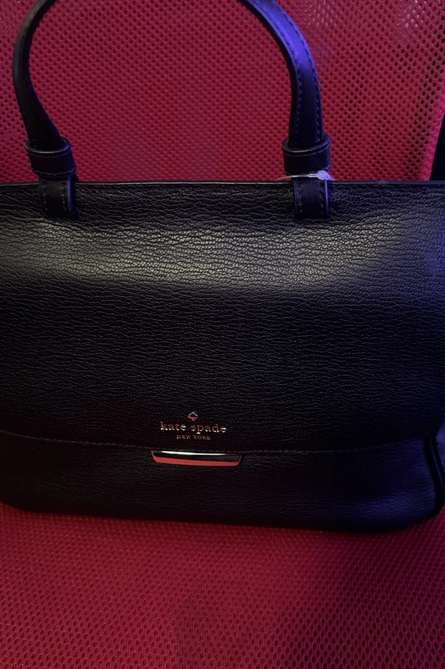 Kate Spade Rea WKRU5396 Black Leather Crossbody Option Purse With Tags