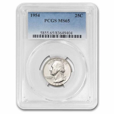 1954 Washington Quarter MS-65 PCGS - Image 1 of 3