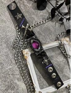 Authentisches, Dekayed Clothing, Rinnegan Chrom Augen Armband (ohne Hörner) - Bild 1 von 4