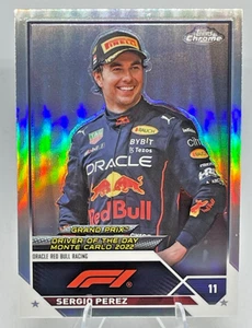2023 Topps cromo Sergio Pérez refractor Monte Carlo F1 #172 Red Bull - Imagen 1 de 2
