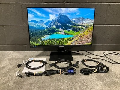 Philips B Line 23.8" LED LCD Monitor 1080p 242B1H ✅❤️️✅❤️️ OPEN BOX! - Image 1 of 4