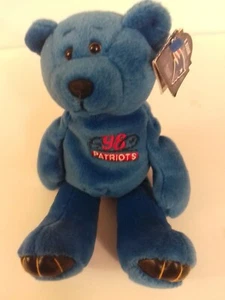 Drew Bledsoe (Patriots) Limited Treasures 9" NFL Football Sitzsack Bär MWT - Bild 1 von 4