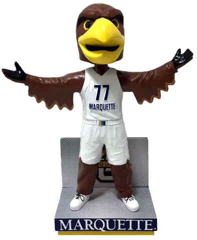 Iggy Marquette Golden Eagles White Jersey Bobblehead NCAA Cover